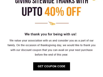 Thanks Giving Email template 2 - Free download branding design ecommerce illustration ios mobileapp poster shopping ui ux vector