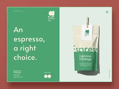 Espresso Package app brand coffee design font inspiration label logo package typography ux web