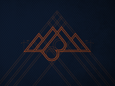 Broadview Solutions logo grids abstract b logo brand identity design branding broadview clean corporate logo creative engineering logo geometric design graphic design linework mountain logo solution logo triangle logo typography