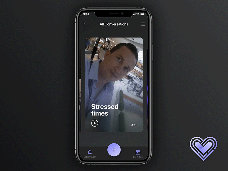 Pandora-Delete animation app branding design ui ux