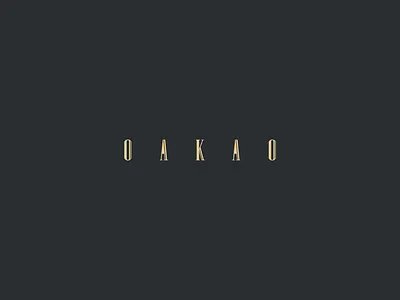 OAKAO Daily Logo Design Challenge Day 7 branding creative dailylogo dailylogochallenge day7 design fashion brand graphic graphic design logo logodesign logodesignchallenge logodesigners logodesigns new logo