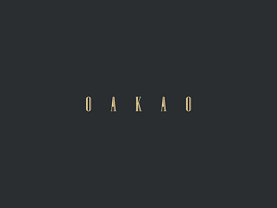 OAKAO Daily Logo Design Challenge Day 7 branding creative dailylogo dailylogochallenge day7 design fashion brand graphic graphic design logo logodesign logodesignchallenge logodesigners logodesigns new logo