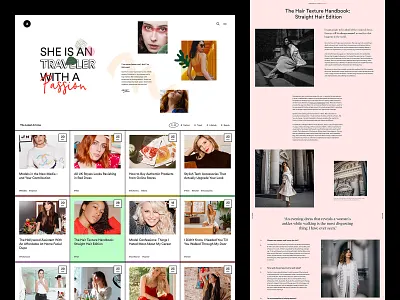 J.K Personal Blog article blog design magazine modern ui ux web