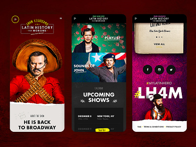 Latin History For Morons - Homepage & Motion animation design layout mobile motion ui ux webdesign