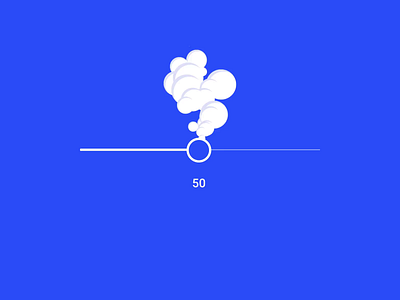 Smoke Slider animation codepen css form input intensivity interface js micro interaction motion range slider smoke ui ux