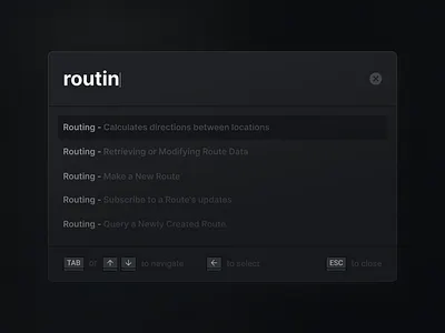 API - Find anything documentation electric vehicle mobility search