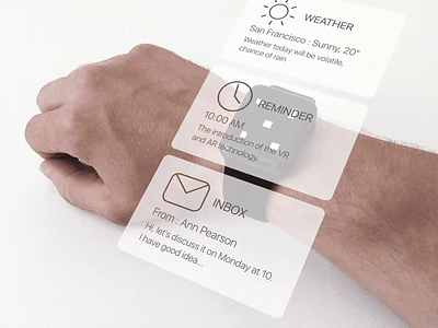 AR Experiment by Ramotion animation design illustration interaction mobile watch