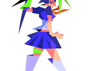 ibuki character girl illustration sf