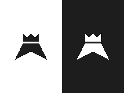 A - Crown Logo Concept a logo branding branding and identity branding concept icon identity illustration lettering logos logotype