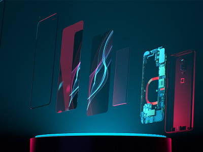 OnePlus 6T - Unlock the Future 3d artist ad campaign advertising aftereffects animation art director cgi cinema4d creative direction design motion design motion graphics redshift