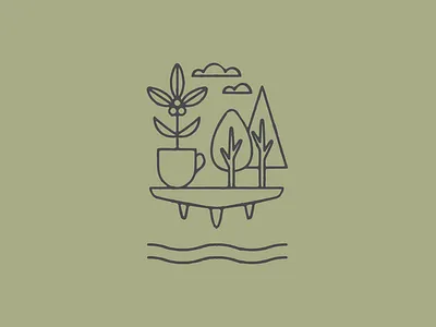 FOUNDATION art artist branding coffee design drawing graphic design identity illustration illustrator