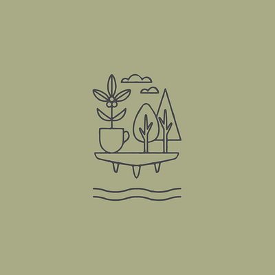 FOUNDATION art artist branding coffee design drawing graphic design identity illustration illustrator