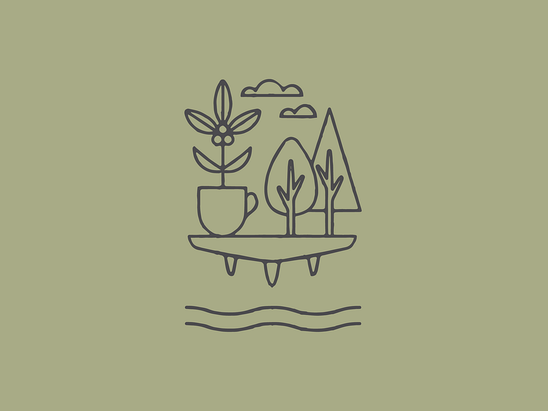 FOUNDATION art artist branding coffee design drawing graphic design identity illustration illustrator
