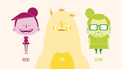 Character Design for a Pitch character character design design flat illustration illustrator vector