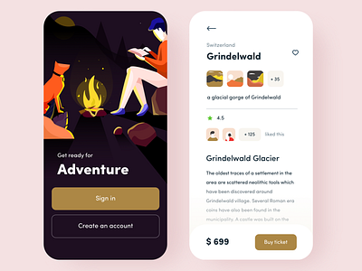 Travel app concept branding design grindelwals heart illustration iphone logo mobile nation nice100 orizon price ps she sudhan travel travel app travel website typography web