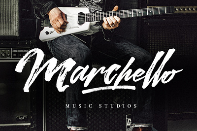 Marchello Brush Style Font brush calligraphy contemporary handwritten illustration logo logotype modern script stylish trendy typography