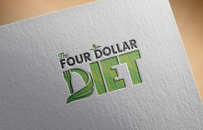 4$ Diet Logo Design artwork brand identity branding creative design graphicdesign illustration illustrator logos logotype vector