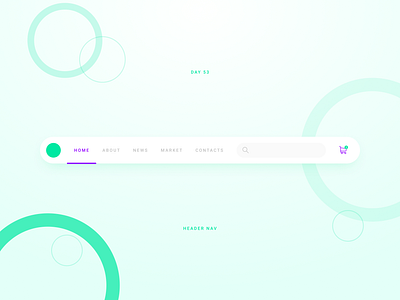 Daily UI Challenge Day #53 challenge dailyui day 53 header navigation ui ux web design