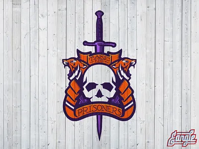 Take No Prisoners - Clemson Badge branding clemson identity logo sports sports branding sports design sports identity sports logo tiger