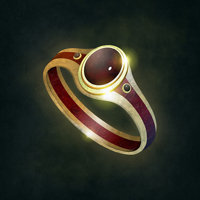 Ring of Alliance board game fantasy fantasy art illustration illustrator photoshop ring tabletop trading card