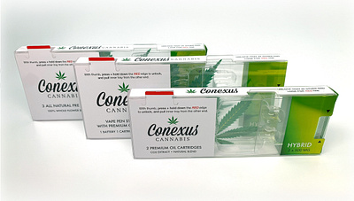 Conexus Cannabis branding and packaging design brand engagement branding cannabis design cannabis packaging child resistant packaging consumer goods graphic design illustration logo package design pharmaceuticals print design vector