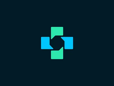 Cross-Chat Logo cross design health icon logo logo design logodesign logotype mark message minimal vector