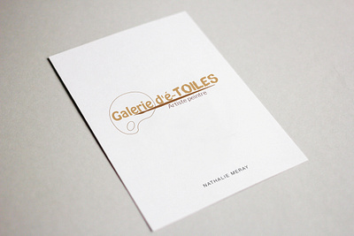 Galerie d'é-TOILES graphicdesign logotype painters