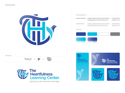 Monogram Logo for THLC design educational identity institute logo logomark monogram monogram logo school