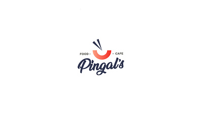 Pingal's Food Cafe | Logo Design adobe adobexd brand brand design branding branding design design food logo graphicdesign lettering logo logo design logos logotype ui ux ux animation ux design