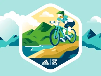 Adidas - Stickers 2 adidas apparel character hiking mountain nature outdoor sail ho studio sho studio sports sticker vector