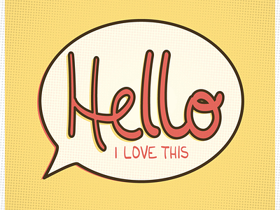‘lil hand-lettered lettering