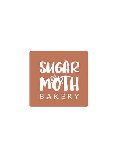 Sugar Moth Bakery Logo branding design logo typography vector