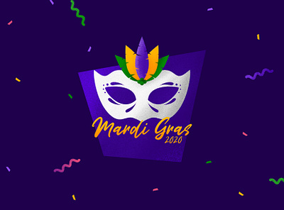 Mardi Gras 2020 logo affinity designer branding carnival festival illustration logo mardi gras party mardigras