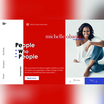 michelle obama branding design ux web