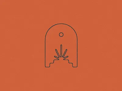 Desert Illustration branding desert design font icon illustration jamescoffman linework lockup logo mexican mexico minimal