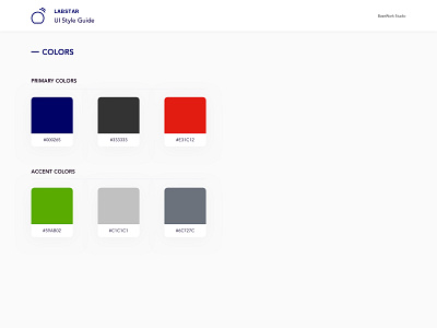 LabStar Style Guide analysis analysis app design mobile style guide ui uiux