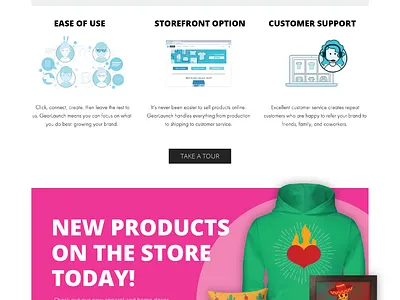 GearLaunch Website Mockup Home Page branding design ui webdesign