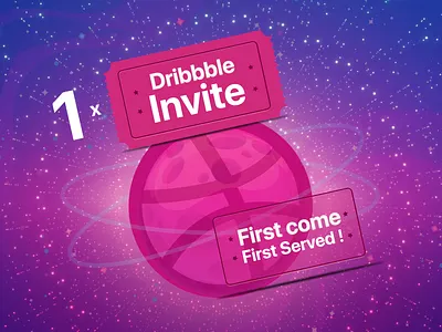 Dribbble invite dribbble invitation invite player