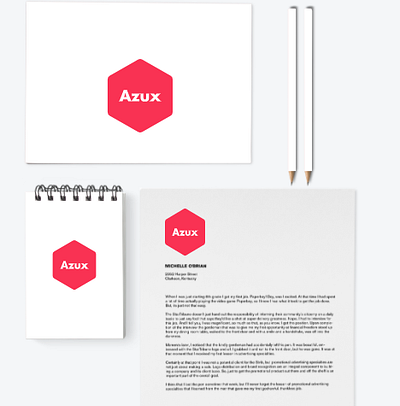 Azux branding 2 branding design illustration logo