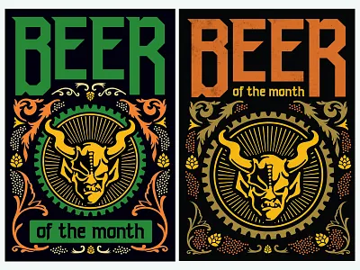 Beer of the Month beer craftbeer design poster posters