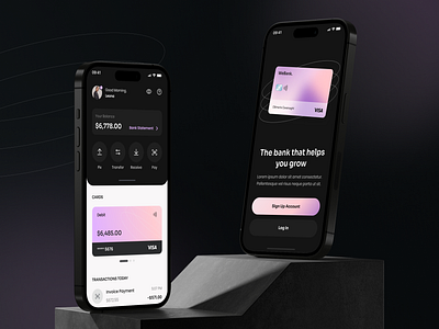 Bank mobile app bank bank app banking card card app fintech homepage mobile app mobile uxui money transfer money ui ui design uidesign uiux uxdesign