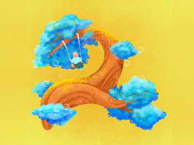 2 years old animation branding design flat illustration vector 一家人 平面 插图 设计