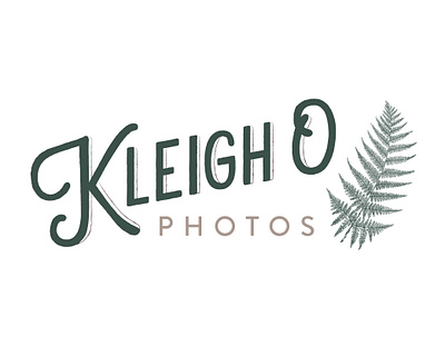 Kleigh O Photos // Rebranding Project branding design hand lettering icon illustration lettering logo minimal typography vector