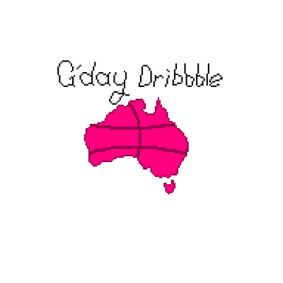 G'day Dribbble pixel art