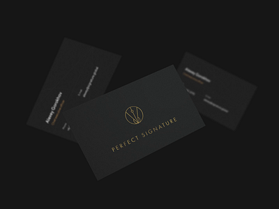 Perfect Signature animation behance brand brand design brand identity business businesscard design identity jewellery logo logodesign logotype loop animation luxury luxury brand motion