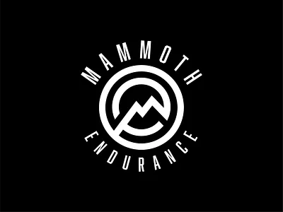 Mammoth Endurance Events badge logo mammoth race run wisconsin