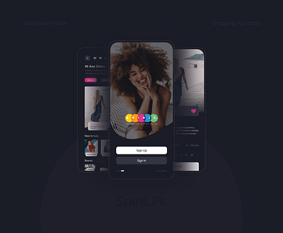 Shopping App (Spirit.pk) adobe creative design design icon logo typography ui ui ux ui ux design ux