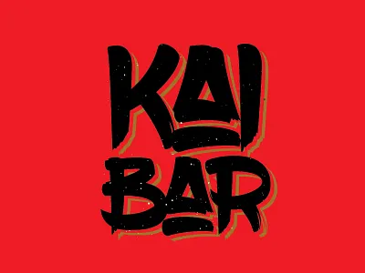 Kai Bar Logo Design asian bar branding concept food graphic graphic design logo logodesign lounge oriental qsr restaurant
