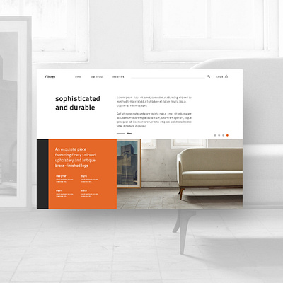 thtren Web Design branding design furniture interior ui uidesign ux uxdesign webdesign website