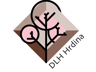 DLH Hrdina branding company design flooring illustration logo redesign vector wood